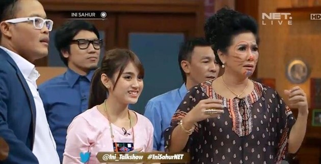 Gambar Foto Nabilah JKT48 dan Yurike Prastika di Acara 'Ini Sahur'