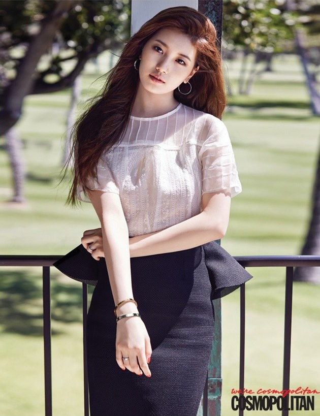 Gambar Foto Suzy miss A di Majalah Cosmopolitan Edisi Juli 2014