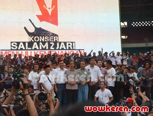 Gambar Foto Jokowi Hadir Didampingi Anies Baswedan