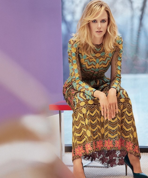 Gambar Foto Nicole Kidman di Majalah InStyle Rusia Edisi Mei 2014