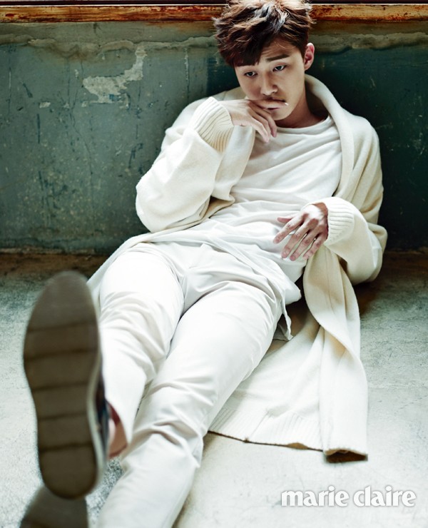 Gambar Foto Park Seo Joon di Majalah Marie Claire Edisi Juli 2014