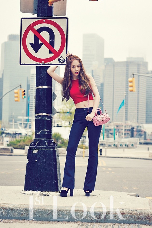 Gambar Foto Krystal f(x) di Majalah 1st Look vol. 70