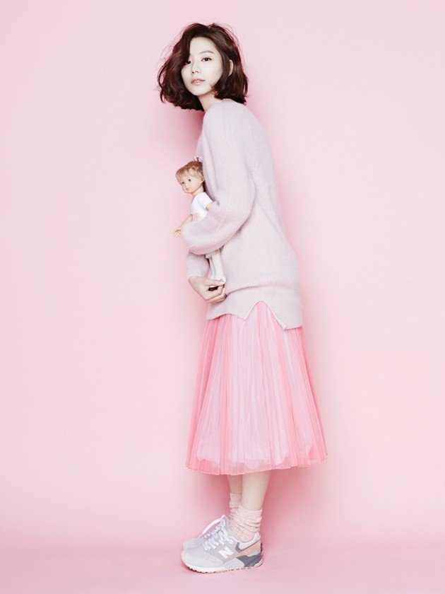 Gambar Foto Park Soo Jin di Majalah Oh Boy! Vol.45