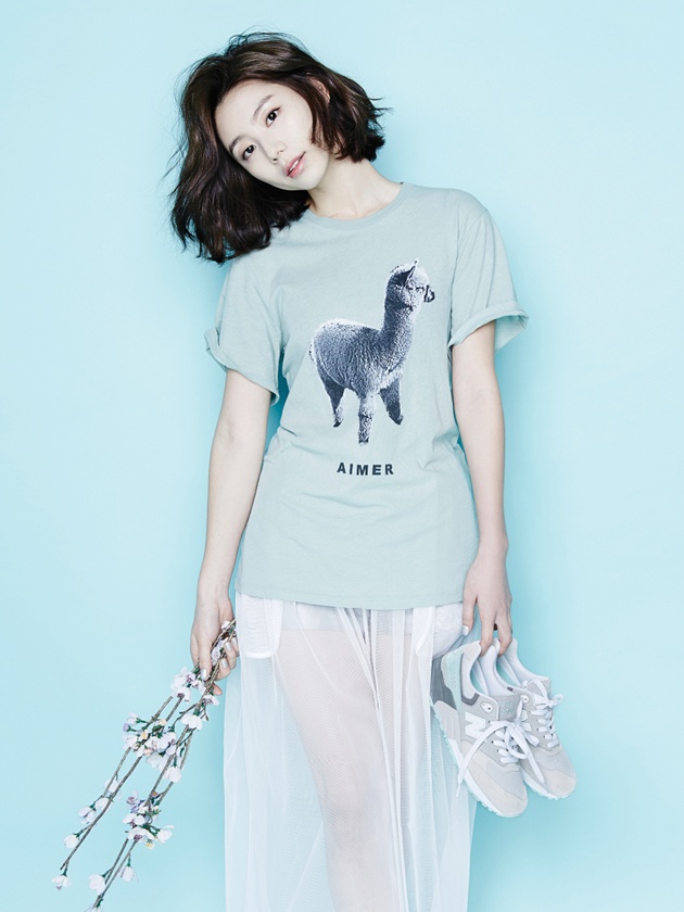 Gambar Foto Park Soo Jin di Majalah Oh Boy! Vol.45