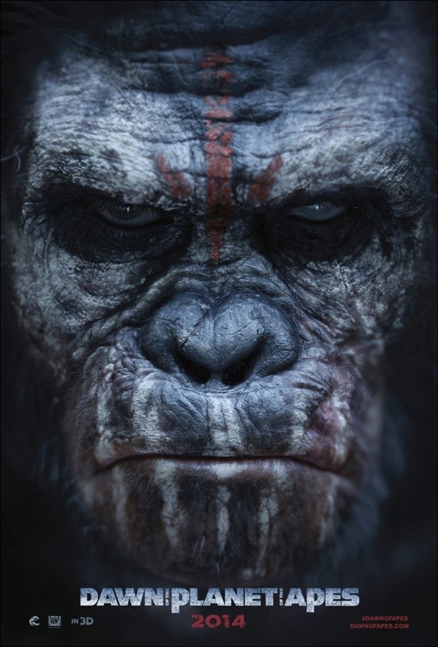 Gambar Foto Poster Film 'Dawn of the Planet of the Apes'