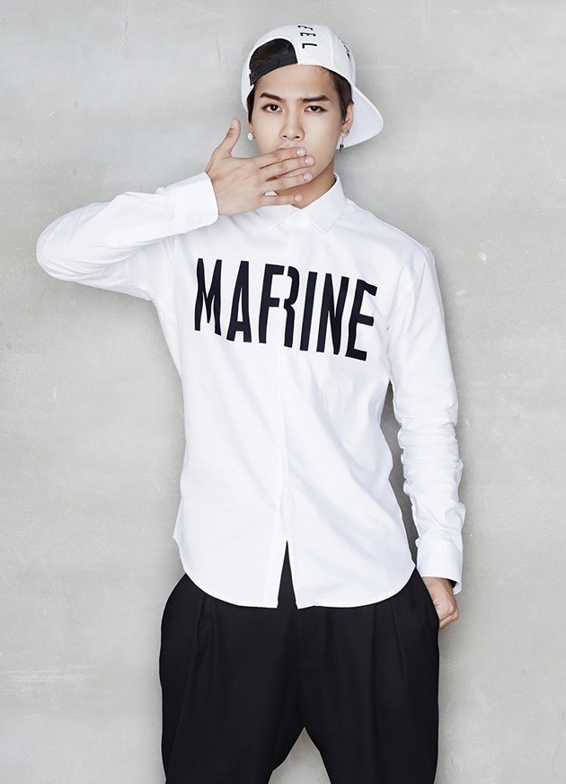 Gambar Foto Jackson GOT7 di Majalah Oh Boy! Edisi Juli 2014