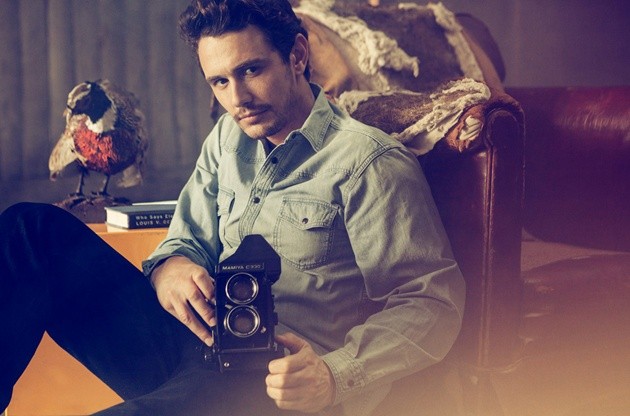 Gambar Foto James Franco di Majalah Harper's Bazaar Edisi September 2013