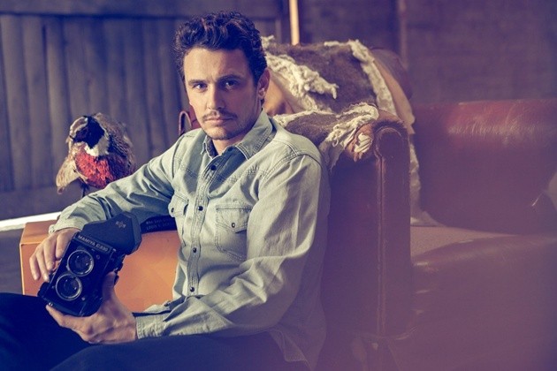 Gambar Foto James Franco di Majalah Harper's Bazaar Edisi September 2013