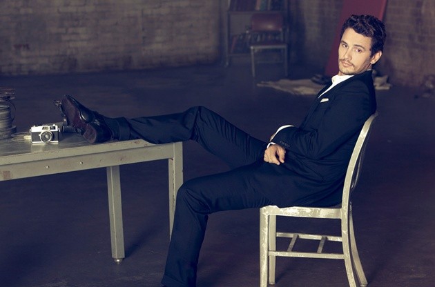 Gambar Foto James Franco di Majalah Harper's Bazaar Edisi September 2013