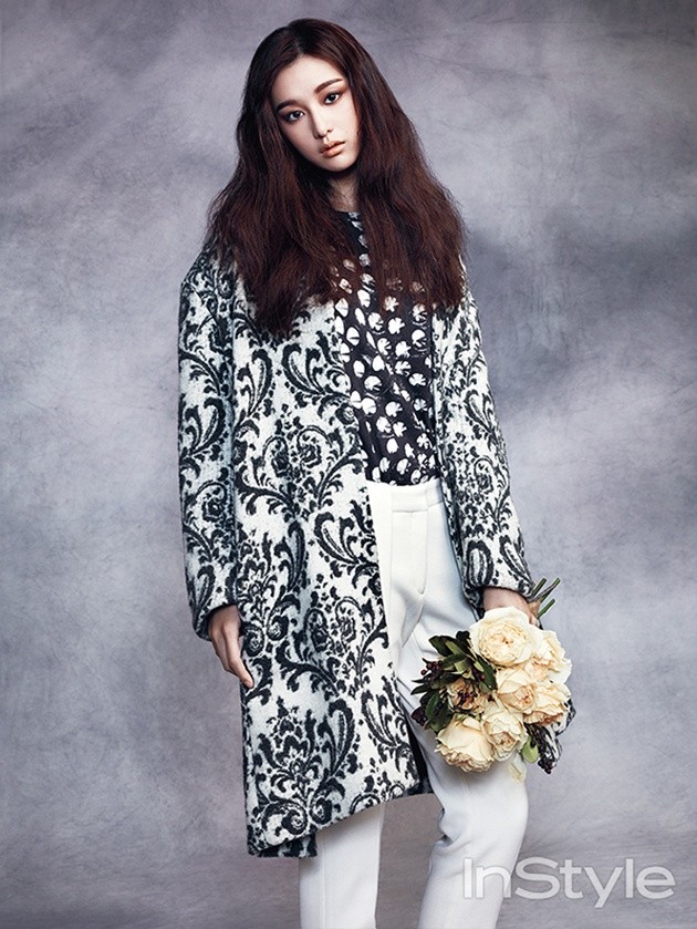 Gambar Foto Kim Ji Won di Majalah InStyle Edisi Desember 2013