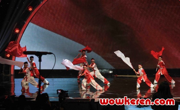 Gambar Foto Aksi Spektakuler AWI Junior di Grand Final 'Indonesia's Got Talent'