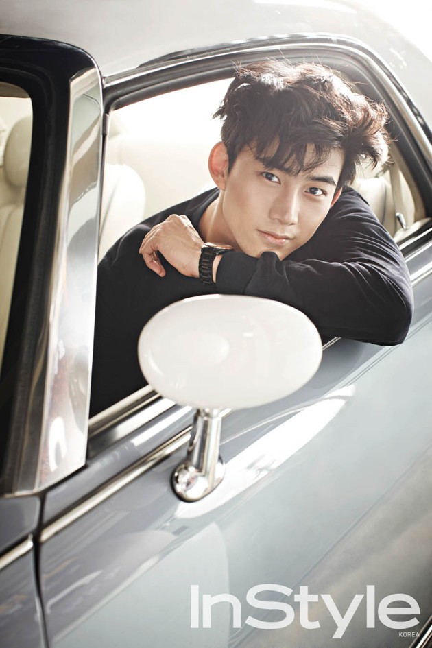 Gambar Foto Taecyeon 2PM di Majalah InStyle Edisi Agustus 2014
