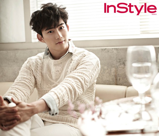 Gambar Foto Taecyeon 2PM di Majalah InStyle Edisi Agustus 2014