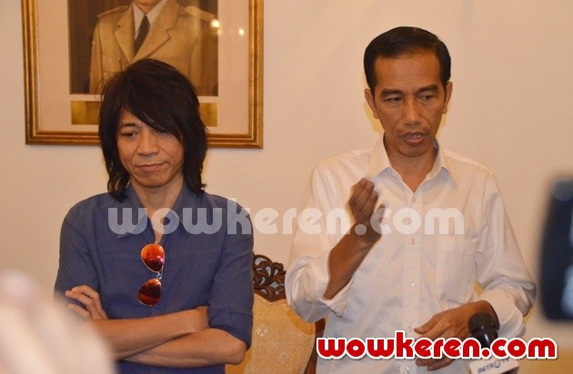 Gambar Foto Abdee Negara Bersama Jokowi
