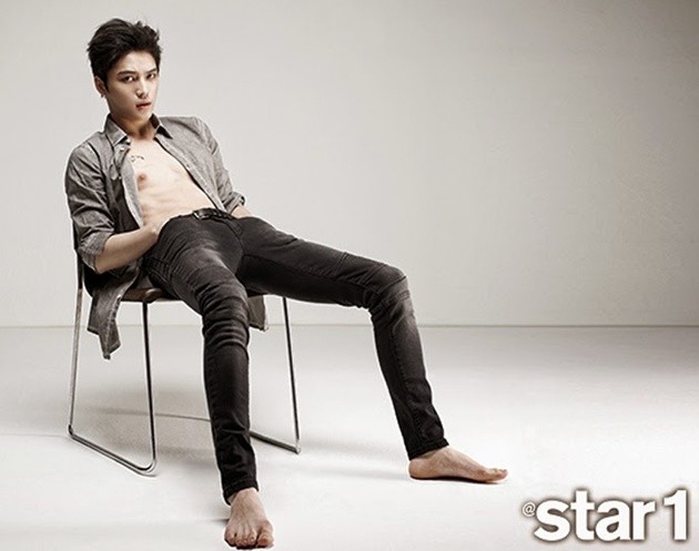 Gambar Foto Hero Jaejoong JYJ di Majalah Star1 Edisi Agustus 2014