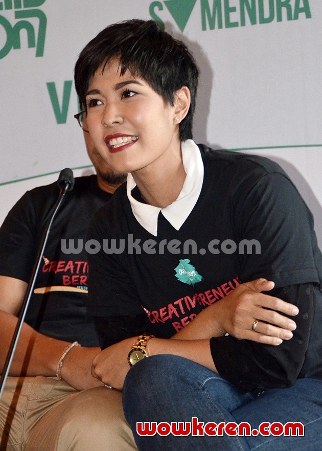 Gambar Foto Indah Maliq & D' Essentials di Jumpa Pers Britama Creativepreneur Berjuang