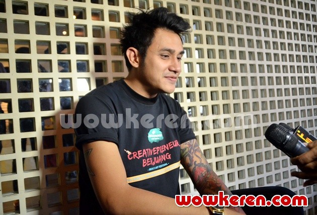 Gambar Foto Vicky Nitinegoro di Jumpa Pers Britama Creativepreneur Berjuang