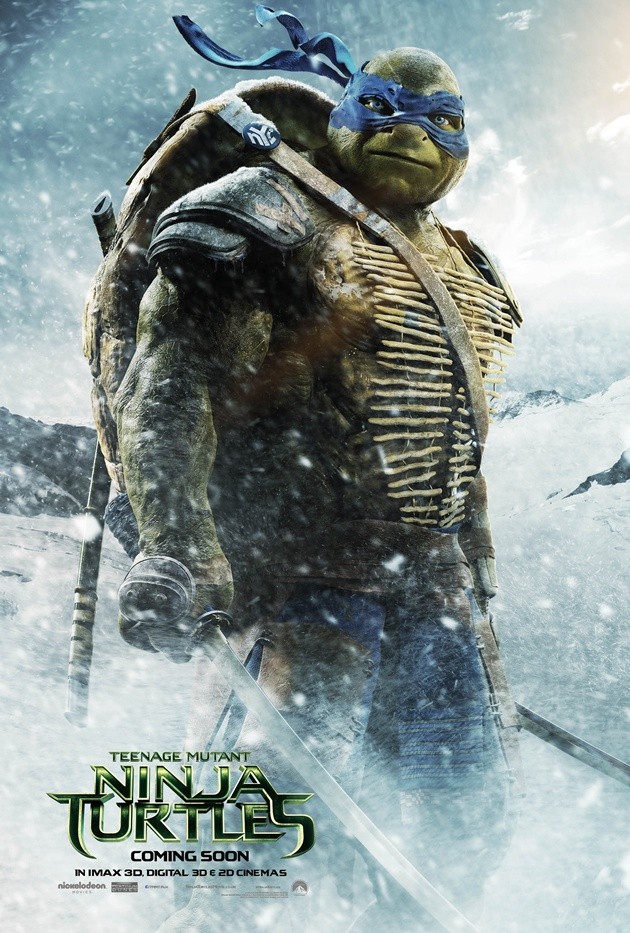 Gambar Foto Leonardo di Poster 'Teenage Mutant Ninja Turtles'