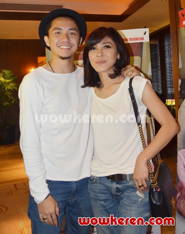 Gambar Foto Ananda Omesh dan Dian Ayu di Premier Film 'Mengejar Malam Pertama'