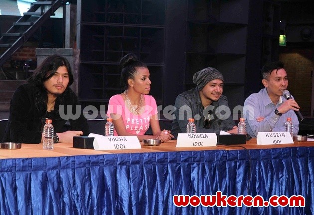 Gambar Foto Jumpa Pers Stage Empire: Historical Moment Indonesian Idol 2014