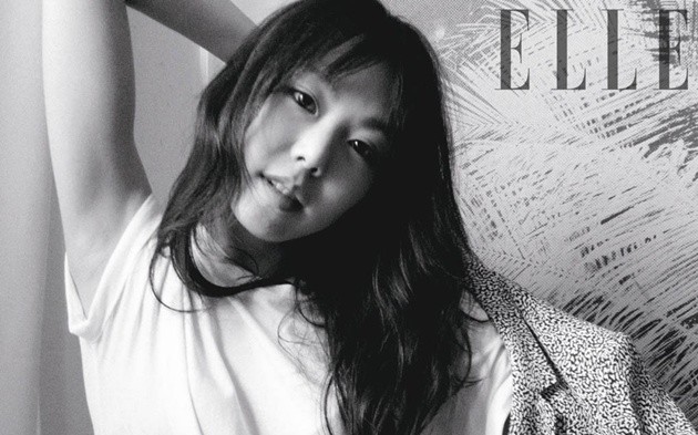Gambar Foto Kim Min Hee di Majalah Elle Edisi Mei 2014