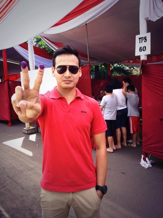 Gambar Foto Ben Joshua Usai Pemilu