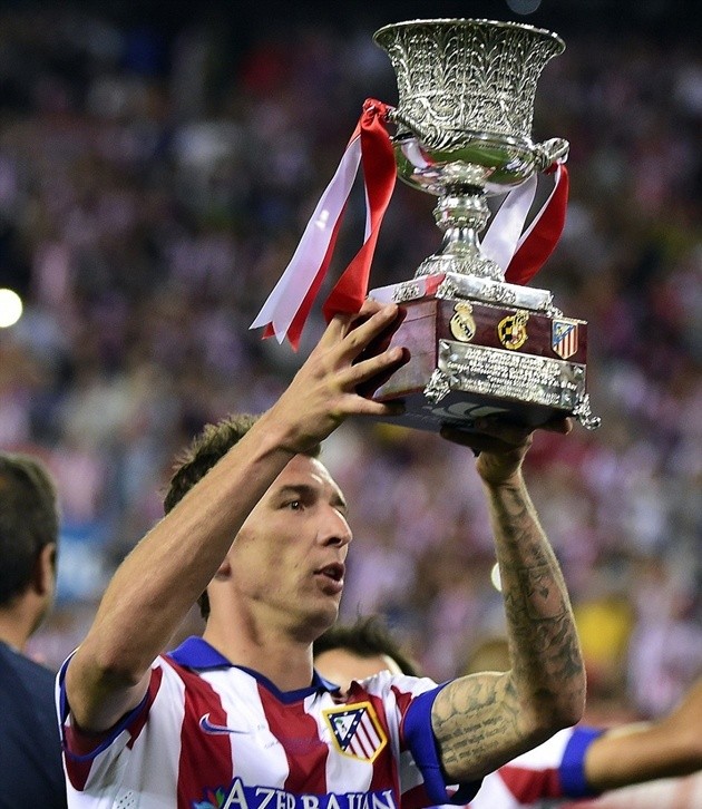 Gambar Foto Mario Mandzukic Membawa Kemenangan Bagi Atletico Madrid