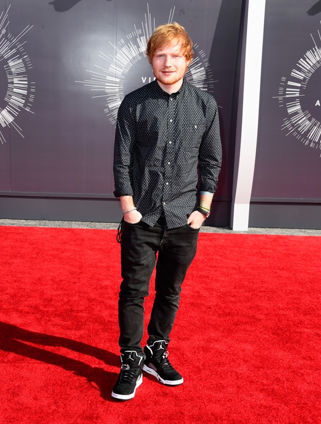Foto Ed Sheeran di Red Carpet MTV Video Music Awards 2014