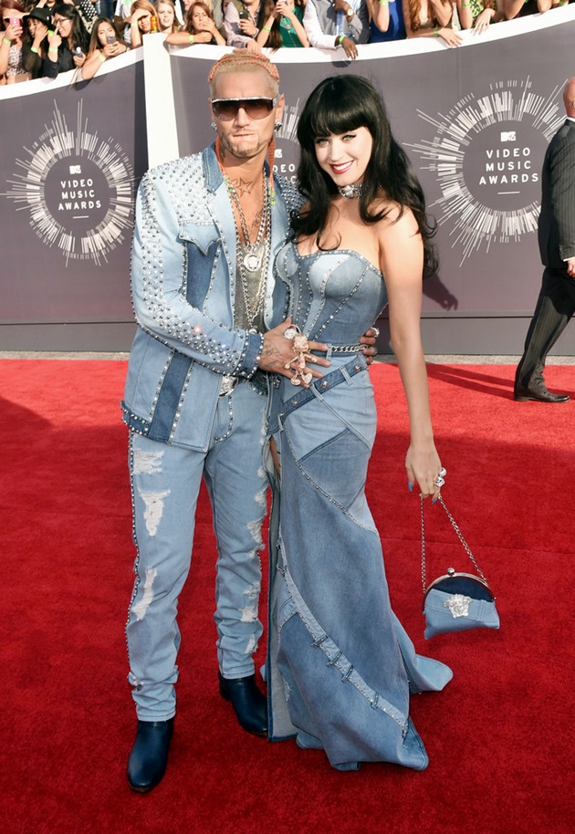 Gambar Foto Riff Raff dan Katy Perry di Red Carpet MTV Video Music Awards 2014