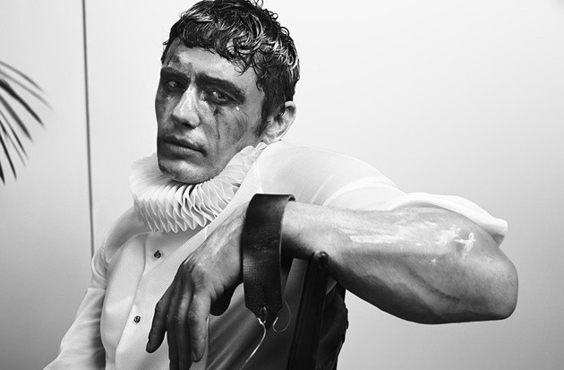 Gambar Foto James Franco di Majalah Dazed & Confused Edisi Desember 2013