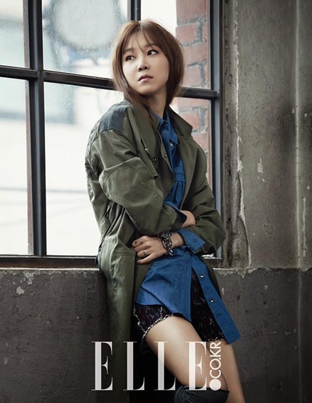 Gambar Foto Gong Hyo Jin di Majalah Elle Korea Edisi September 2014