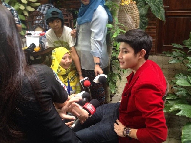 Foto Proses Pembuatan Video Musik 'Kamu' - Foto 2 dari 11