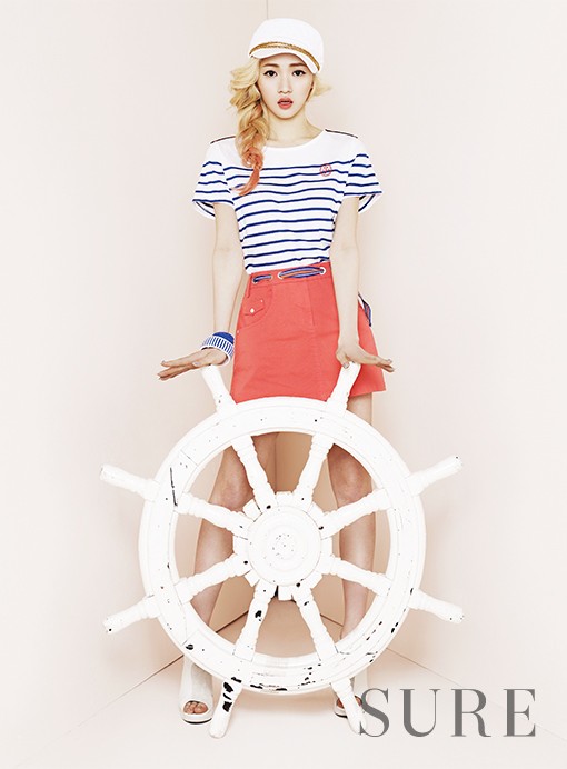 Gambar Foto Sojung Ladies' Code di Majalah Sure Edisi Juni 2013