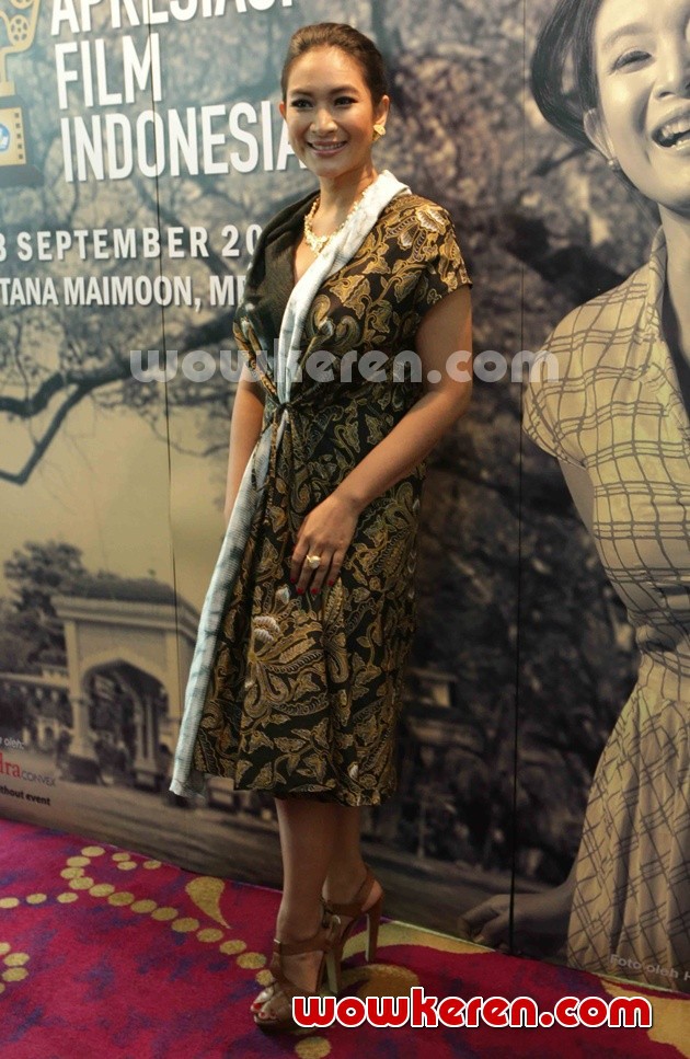Gambar Foto Happy Salma di Jumpa Pers Apresiasi Film Indonesia 2014