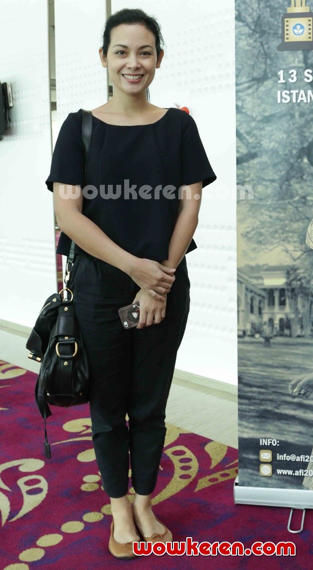 Gambar Foto Sheila Timothy di Jumpa Pers Apresiasi Film Indonesia 2014