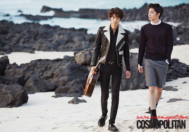 Gambar Foto Jung Joon Young dan Roy Kim di Majalah Cosmopolitan Edisi September 2014