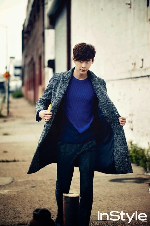Gambar Foto Lee Jong Suk di Majalah InStyle Korea Edisi September 2014