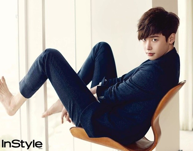 Gambar Foto Lee Jong Suk di Majalah InStyle Korea Edisi September 2014