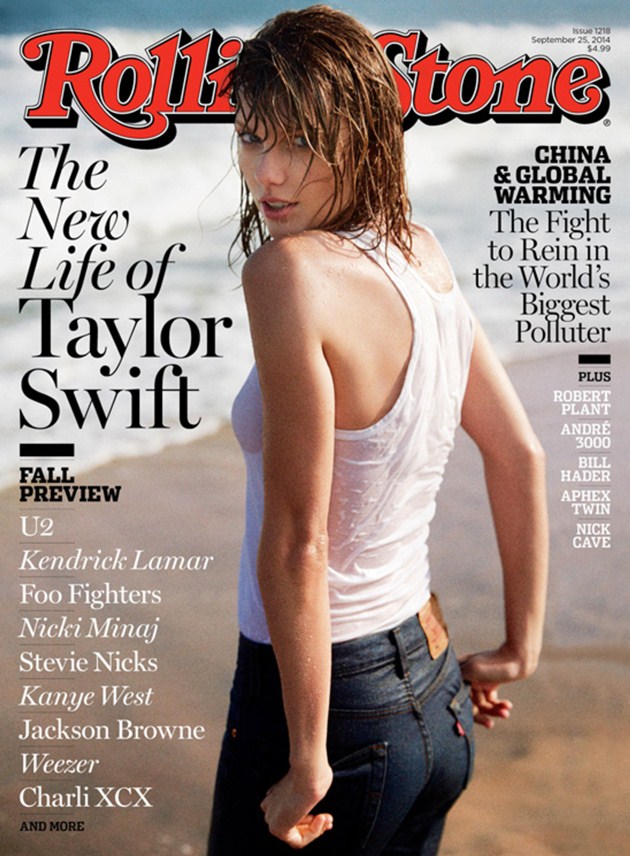 Gambar Foto Taylor Swift di Cover Majalah Rolling Stone Edisi September 2014