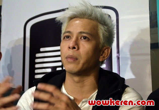Gambar Foto Ariel NOAH di Press Conference Video Klip 'Hero'
