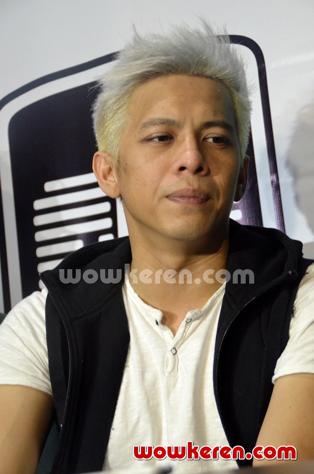 Gambar Foto Ariel NOAH di Press Conference Video Klip 'Hero'