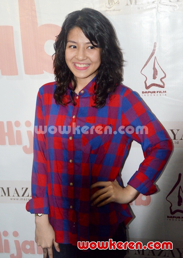 Gambar Foto Natasha Rizki Hadir di Syukuran Film 'Hijab'