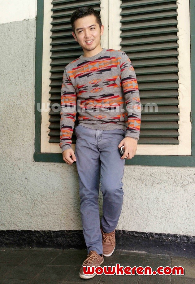 Gambar Foto Nicky Tirta di Syukuran Film 'Gue Bukan Poconggg'