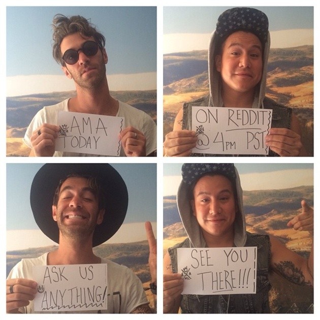 Gambar Foto Zac, James, Matt dan Dave Personil American Authors