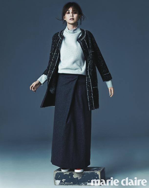 Gambar Foto Yano Shiho di Majalah Marie Claire Edisi Oktober 2014