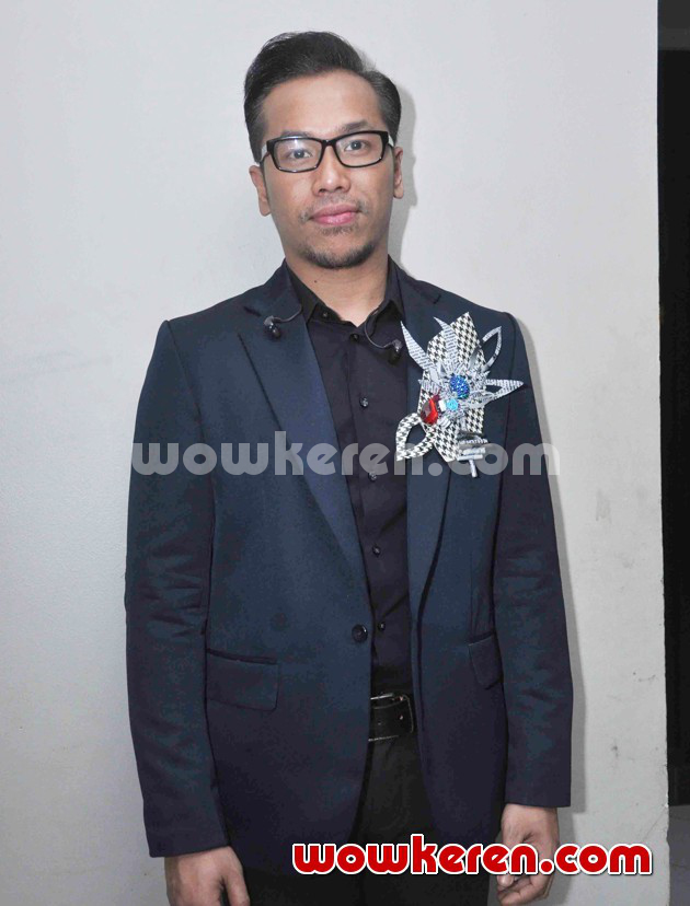 Gambar Foto Sammy Simorangkir Saat Ditemui di Acara HUT Global TV ke-12