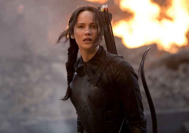 Gambar Foto Jennifer Lawrence Berperan Sebagai Katniss Everdeen