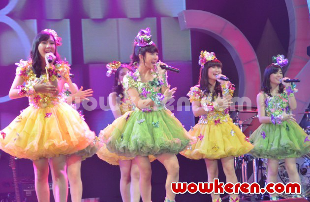 Gambar Foto JKT48 Saat Tampil di HUT MNCTV ke-23