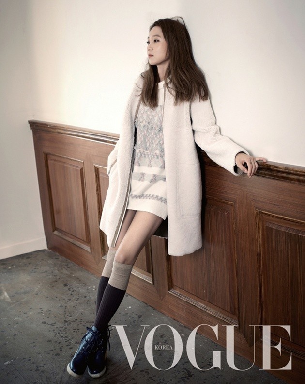 Gambar Foto Gong Hyo Jin di Majalah Vogue Korea Edisi November 2014