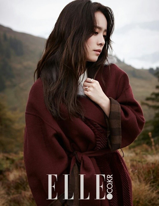 Gambar Foto Han Ji Min di Elle Edisi November 2014